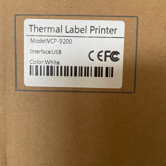 (02) NUCOUN Desktop Thermal Label Printer - USB connection - Picture 10 of 10